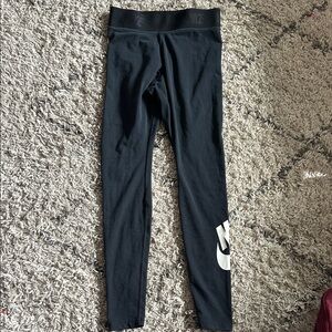 Nike Kids Black and White Leggings
